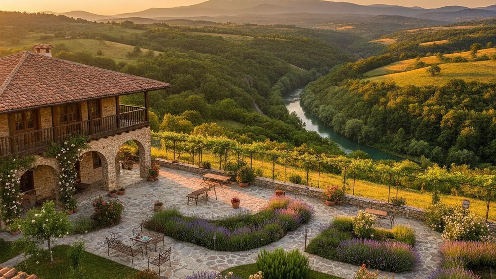 Luxury villa holiday in Serbia